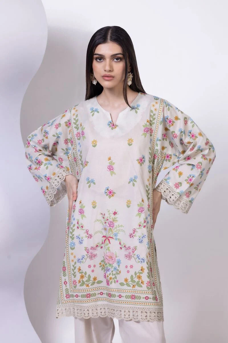 Khaadi- White Suit 3 PC