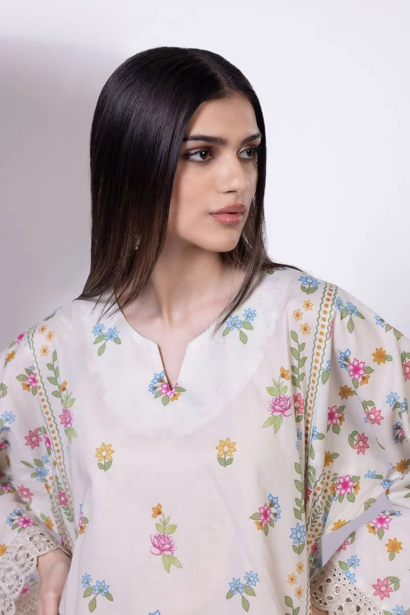 Khaadi- White Suit 3 PC