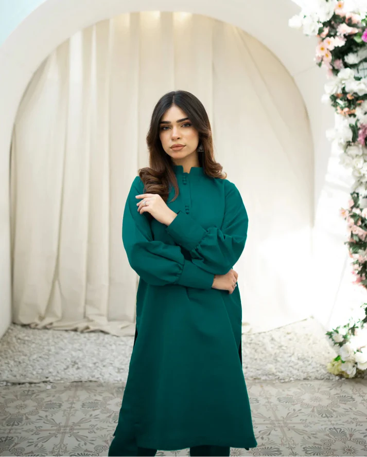 Zauk- Green 2PC Suit
