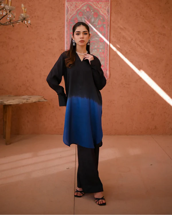Zauk- Black/Blue 2PC