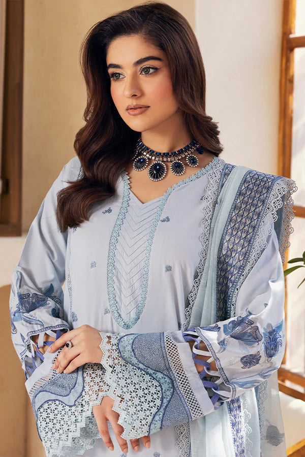 Saffron- Ice Blue 3PC