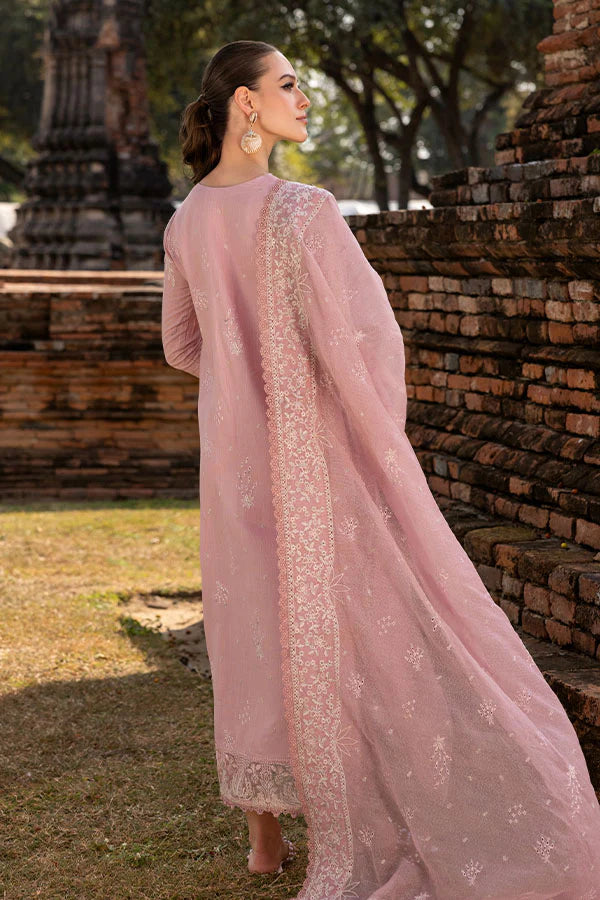 Saffron- Pink 3 Pc Dress