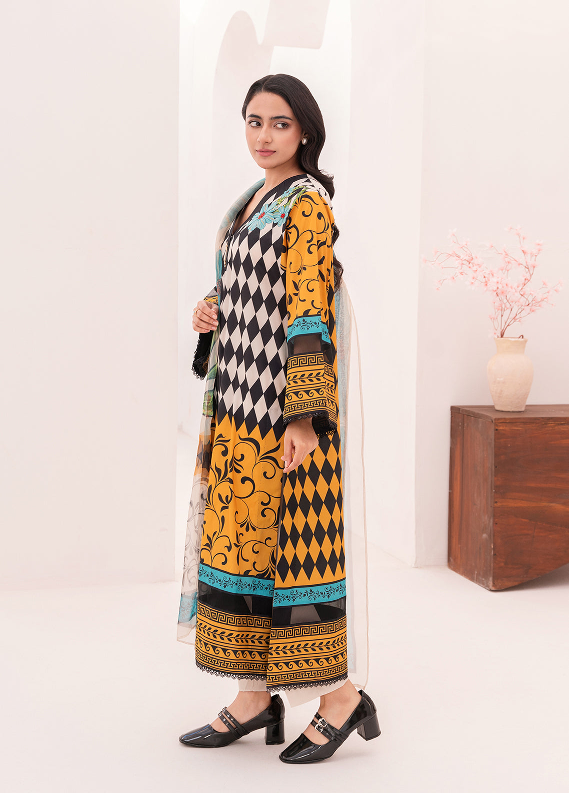 Stitch Vibes-Honey Lustre Dress