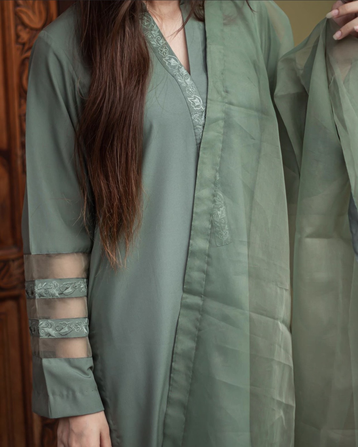 Zauk- 3PC Olive Green