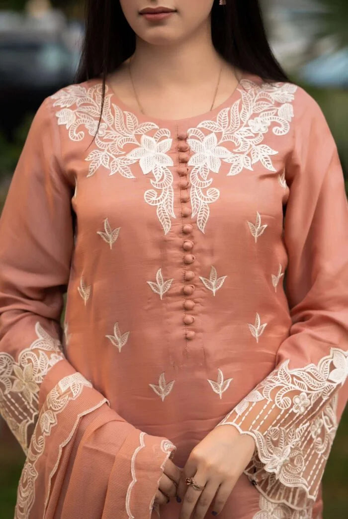 Rivaaj Fashion- Raw Silk Suit
