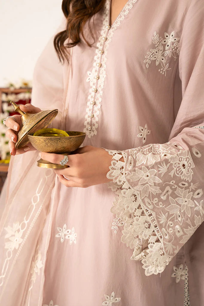 Cross Stitch - Lilac Embroidered (Shirt & Dupatta)