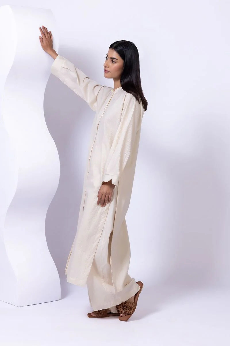 Khaadi- Dyed Crinkle 2 PC