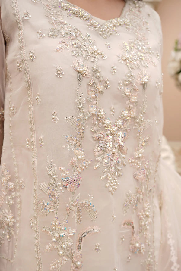 Ricamo- White Embellished Suit