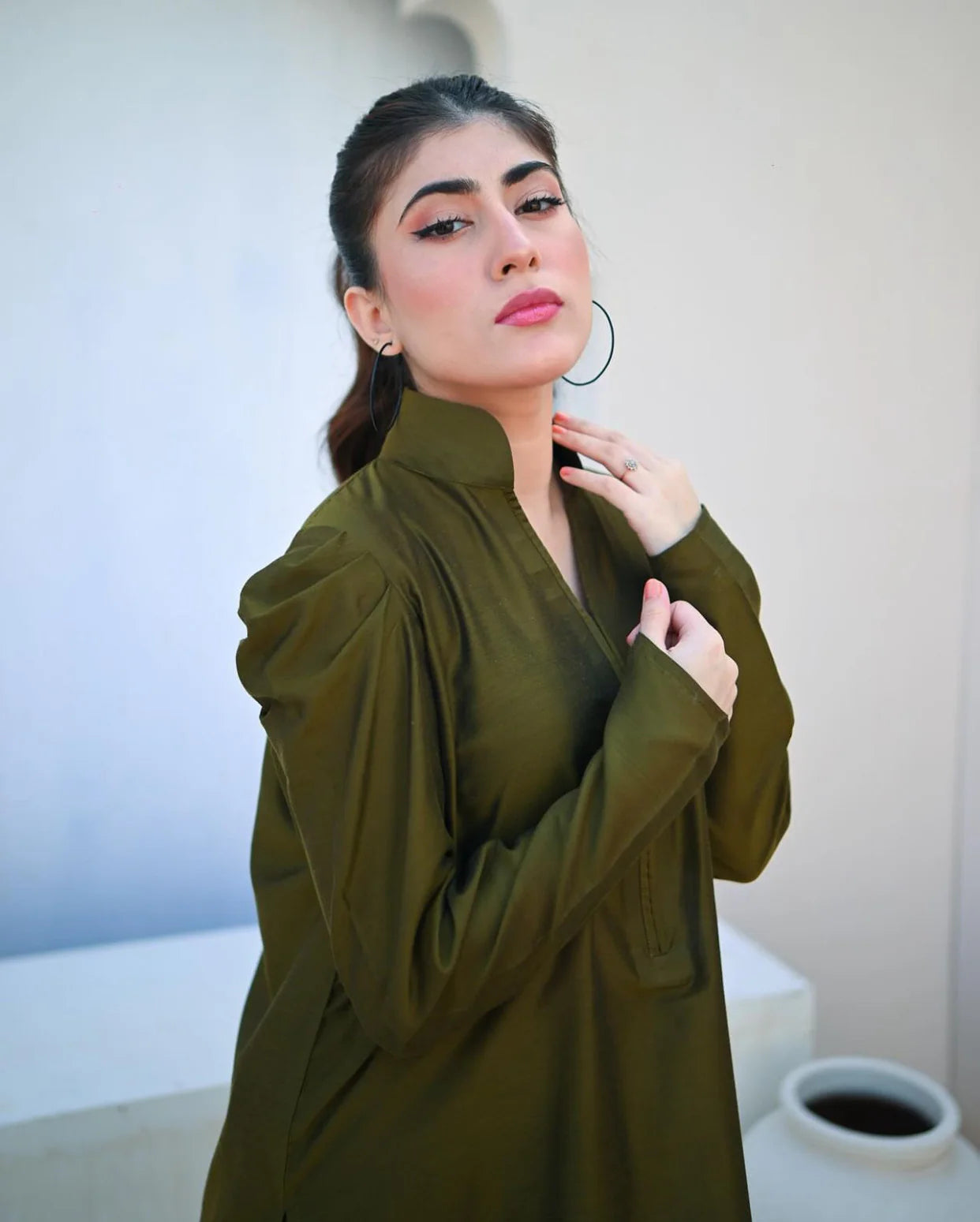 Zauk- 2PC Moss Green