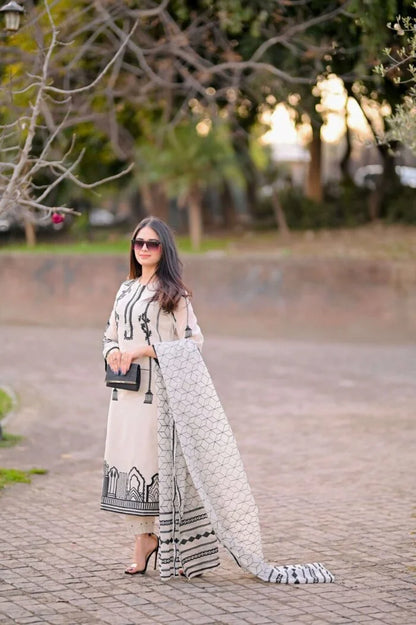 Rivaaj Fashion- Cage Styling Dress Stitched