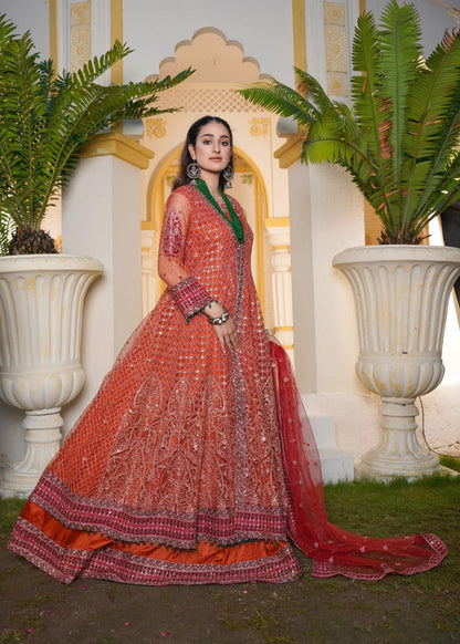 Gulnoor- Rustic Maxi Suit