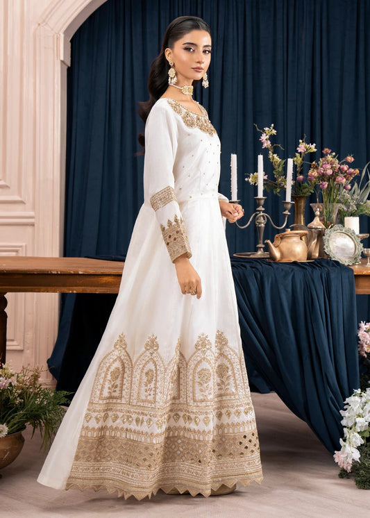 Diara- White 3 PC Dress