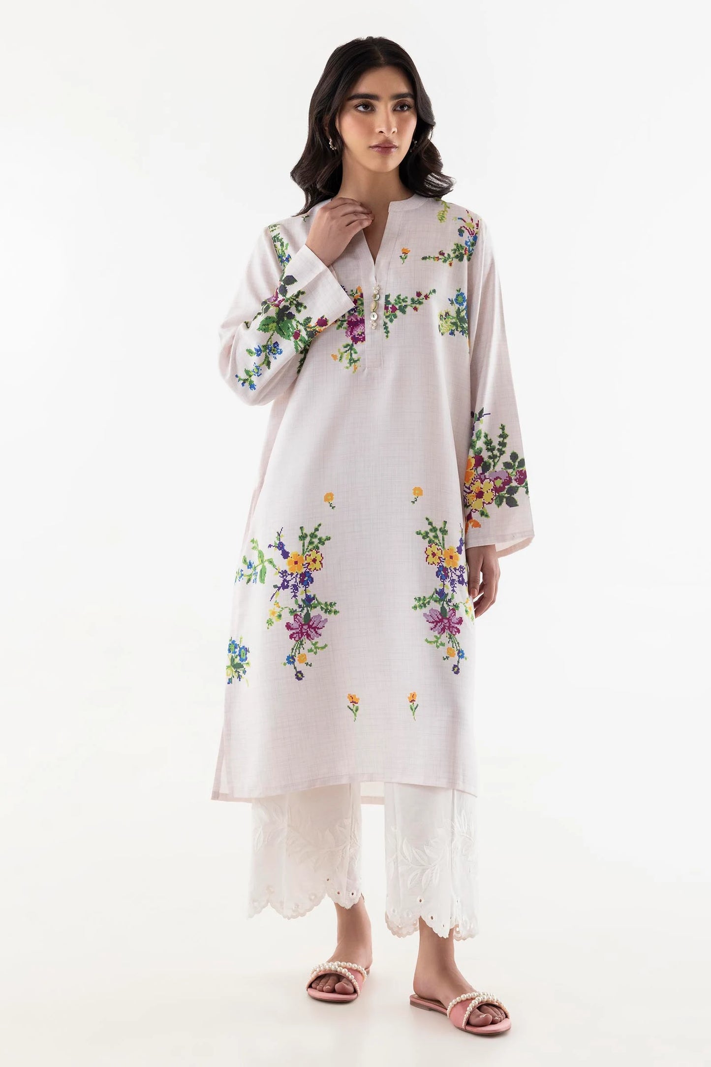 Sana Safinaz- Polyester Dobby Shirt