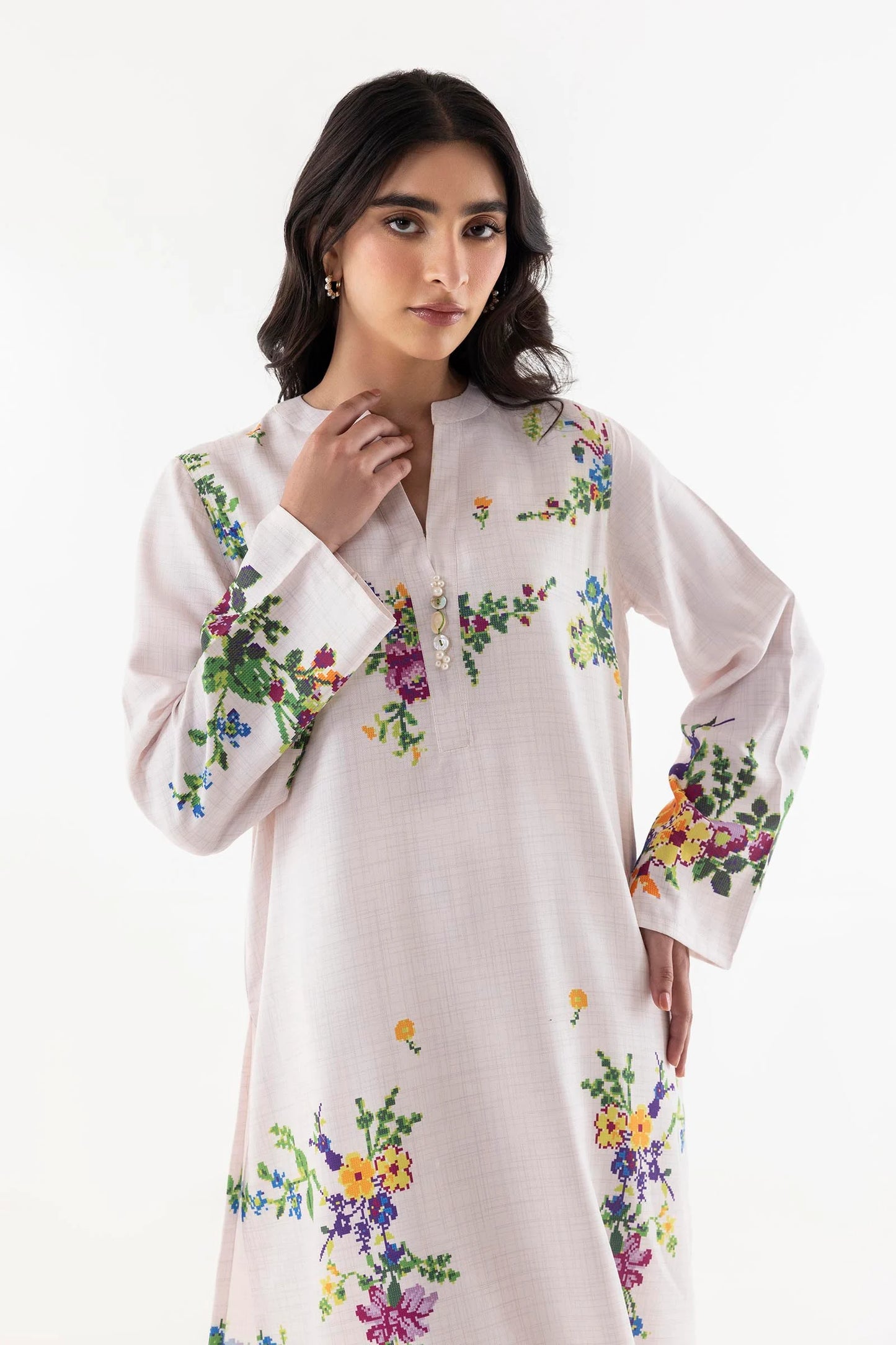 Sana Safinaz- Polyester Dobby Shirt